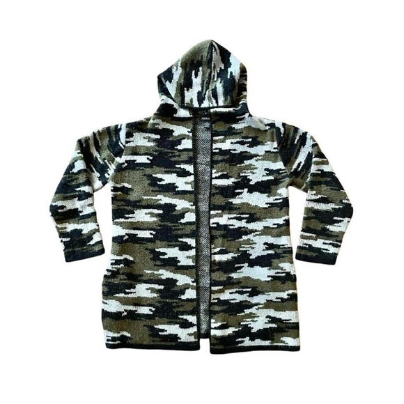 Women’s Camo Print Open Front Cardigan - Size XL - Picture 1 of 8